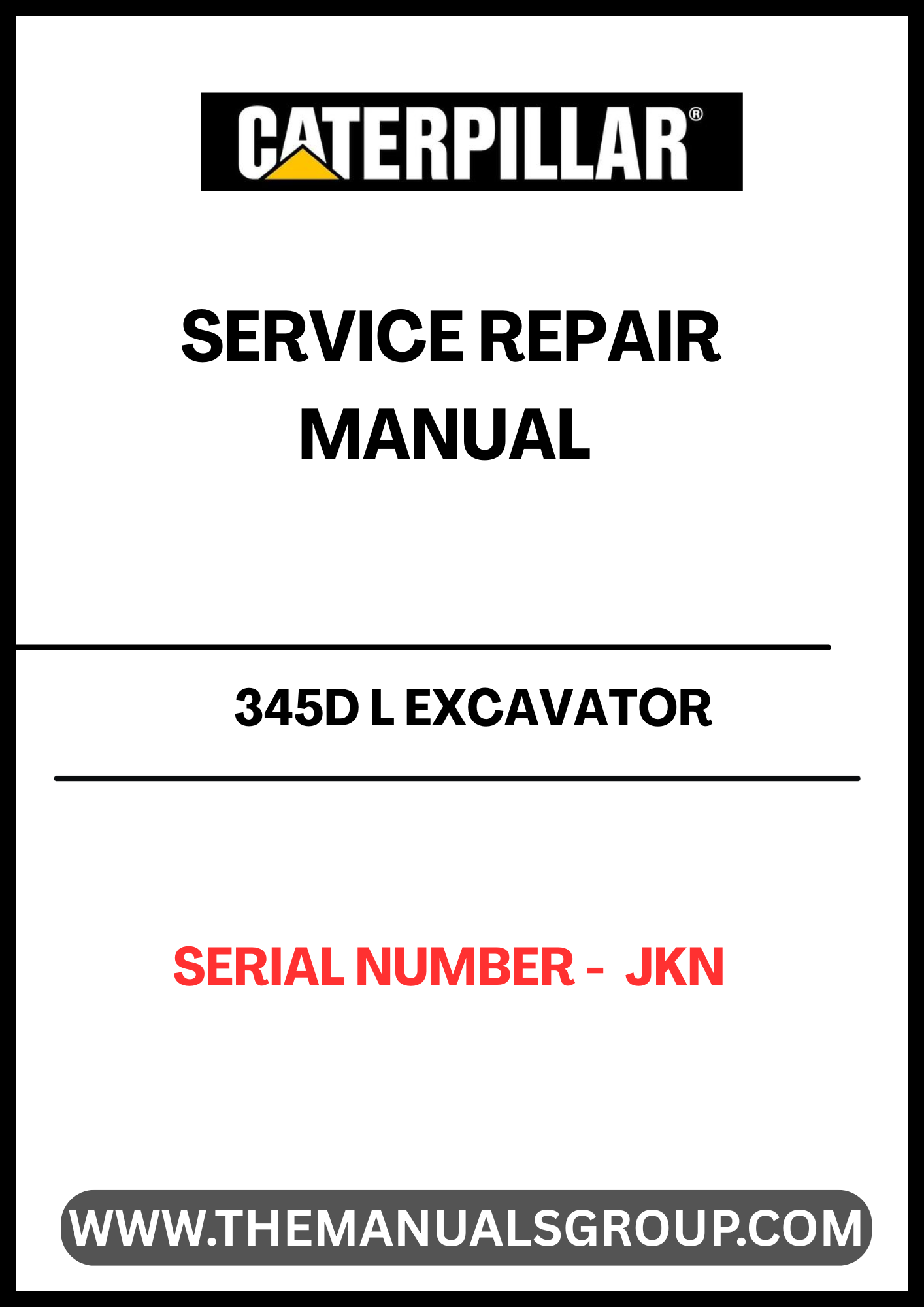 Unlock the full potential of your CAT 345D L Excavator with our comprehensive Service Repair Manual, specifically designed for serial number JKN. This manual is an essential resource for operators and technicians alike, providing detailed instructions and insights to keep your machine running smoothly.