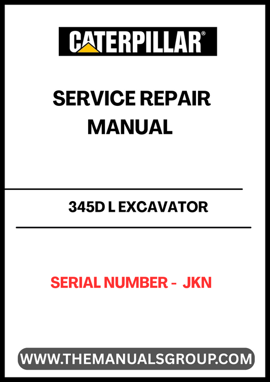 Unlock the full potential of your CAT 345D L Excavator with our comprehensive Service Repair Manual, specifically designed for serial number JKN. This manual is an essential resource for operators and technicians alike, providing detailed instructions and insights to keep your machine running smoothly.
