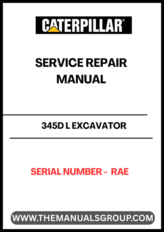 Unlock the full potential of your CAT 345D L Excavator with our comprehensive Service Repair Manual, specifically designed for serial number RAE. This manual is an essential resource for both seasoned professionals and DIY enthusiasts, providing detailed instructions and insights to keep your machine running smoothly.