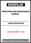 Discover the essential CAT 349D2 Excavator Operation and Maintenance Manual, specifically designed for serial number RAN. This comprehensive guide is your go-to resource for understanding the intricate workings of your excavator, ensuring optimal performance and longevity.