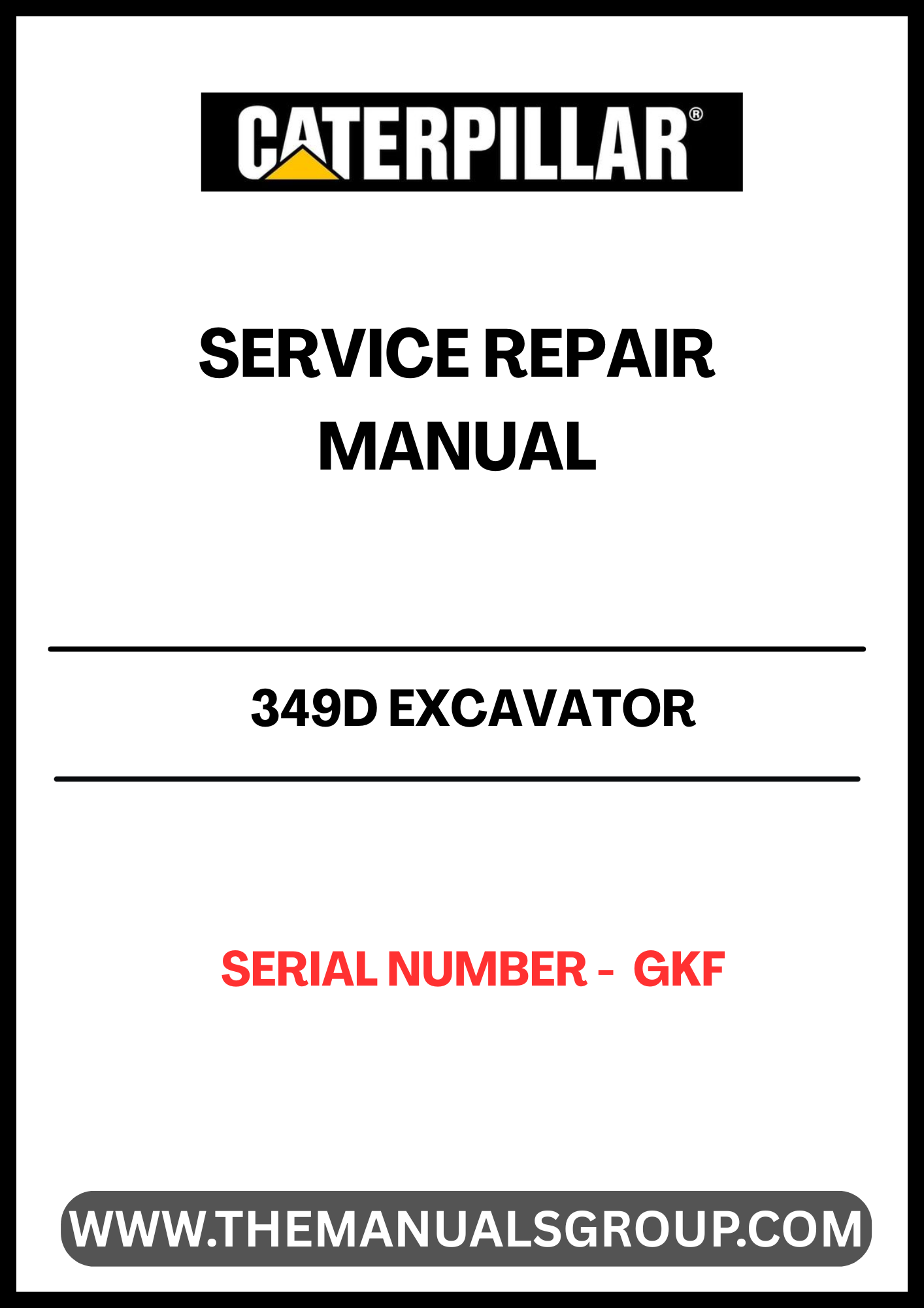 Unlock the full potential of your CAT 349D Excavator with our comprehensive Service Repair Manual, specifically designed for serial number GKF. This manual is an essential resource for both seasoned professionals and DIY enthusiasts, providing detailed instructions and insights to keep your machine running smoothly.