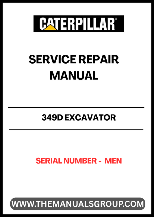 Unlock the full potential of your CAT 349D Excavator with our comprehensive Service Repair Manual, specifically designed for serial numbers MEN. This essential guide provides detailed instructions and diagrams to help you perform maintenance and repairs with confidence, ensuring your equipment operates at peak performance.