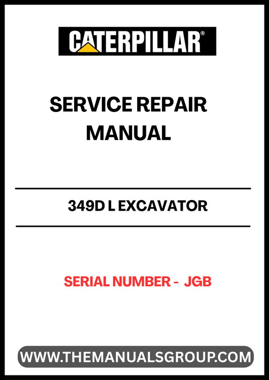 Unlock the full potential of your CAT 349D L Excavator with our comprehensive Service Repair Manual, specifically designed for serial number JGB. This manual is an essential resource for operators and technicians, providing detailed instructions and insights to keep your machine running smoothly and efficiently.