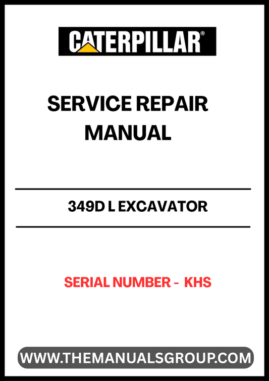 Discover the essential CAT 349D L Excavator Service Repair Manual, designed specifically for serial number KHSP. This comprehensive guide is your go-to resource for maintaining and repairing your excavator, ensuring optimal performance and longevity.