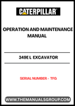 Discover the essential CAT 349E L Excavator Operation and Maintenance Manual, designed specifically for serial number TFG. This comprehensive guide provides detailed instructions and insights to ensure optimal performance and longevity of your excavator.