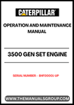  Ensure optimal performance and longevity of your CAT 3500 Gen Set Engine with the comprehensive Operation and Maintenance Manual, specifically designed for serial numbers 8HF00001 and up. This essential guide provides detailed instructions and insights to help you operate your engine efficiently, minimizing downtime and maximizing productivity.