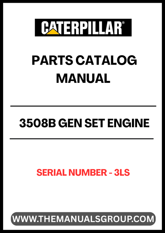 Discover the essential CAT 3508B Gen Set Engine Parts Catalog Manual, designed specifically for serial number 3LS. This comprehensive manual serves as a vital resource for technicians and engineers, providing detailed information on parts, specifications, and maintenance procedures to ensure optimal performance of your engine.