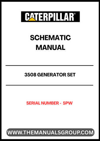 Discover the essential CAT 3508 Generator Set Schematic Manual, specifically designed for serial number 5PW. This comprehensive manual provides detailed schematics that are crucial for understanding the inner workings of your generator set, ensuring optimal performance and maintenance.