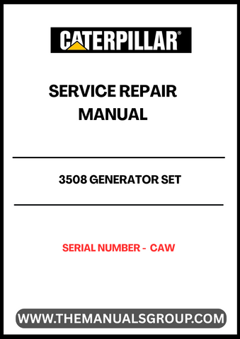  Ensure your CAT 3508 Generator Set operates at peak performance with our comprehensive Service Repair Manual, specifically designed for serial number CAW. This manual is an essential resource for technicians and operators, providing detailed instructions and insights to troubleshoot and maintain your generator effectively.