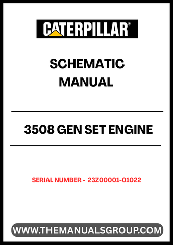 Enhance your maintenance and repair capabilities with the CAT 3508 Gen Set Engine Schematic Manual, specifically designed for serial numbers 23Z00001-01022. This comprehensive manual provides detailed schematics that simplify troubleshooting and ensure efficient operation of your engine.