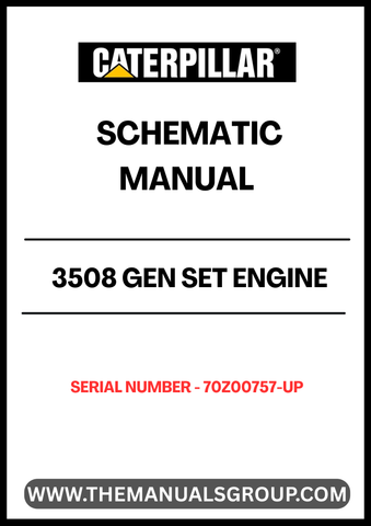 Unlock the full potential of your CAT 3508 Gen Set Engine with our comprehensive Schematic Manual, specifically designed for serial numbers 70Z00757 and up. This manual serves as an essential resource for technicians and engineers, providing detailed schematics that simplify troubleshooting and maintenance tasks.