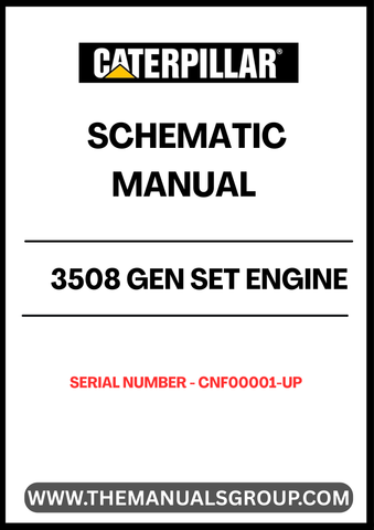 Unlock the full potential of your CAT 3508 Gen Set Engine with our comprehensive Schematic Manual, specifically designed for serial numbers CNF00001 and up. This manual serves as an essential resource for technicians and engineers, providing detailed schematics that simplify troubleshooting and maintenance tasks.