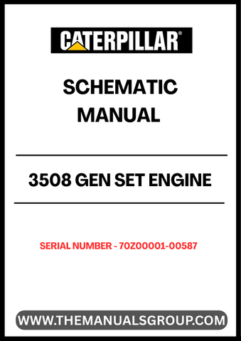  Unlock the full potential of your CAT 3508 Gen Set Engine with our comprehensive Schematic Manual (S/N - 70Z00001-00587). This essential guide provides detailed schematics and diagrams, ensuring you have the information needed for efficient troubleshooting and maintenance.