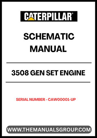 Unlock the full potential of your CAT 3508 Gen Set Engine with our comprehensive Schematic Manual, designed specifically for serial numbers CAW00001 and up. This manual serves as an essential resource for technicians and engineers, providing detailed schematics that simplify troubleshooting and maintenance tasks.