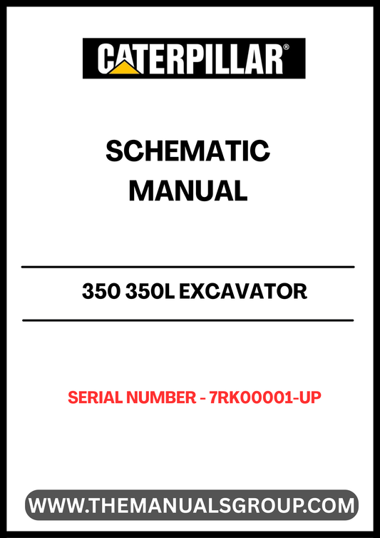 Unlock the full potential of your CAT 350 350L Excavator with our comprehensive Schematic Manual, specifically designed for serial numbers 7RK00001 and up. This manual is an essential resource for operators and technicians alike, providing detailed schematics that simplify troubleshooting and maintenance tasks.