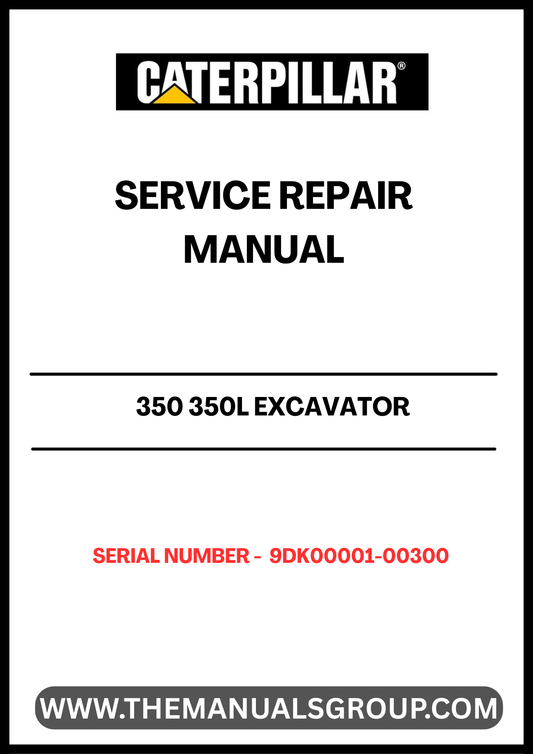 Unlock the full potential of your CAT 350 350L Excavator with our comprehensive Service Repair Manual, specifically designed for serial numbers 9DK00001-00300 and powered by the robust 3306 engine. This manual is an essential resource for operators and technicians alike, providing detailed instructions and insights to keep your machine running smoothly.
