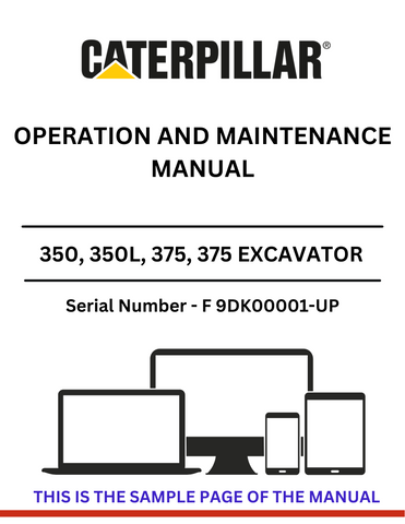 Access detailed operation and maintenance manuals for CAT 350, 350L, 375, and 375 excavators. Keep your machinery running smoothly with our expert tips.