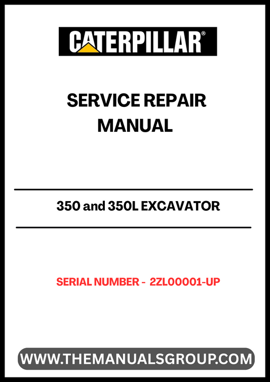 Unlock the full potential of your CAT 350 and 350L Excavator with our comprehensive Service Repair Manual, designed specifically for serial numbers 2ZL00001 and up. This manual is an essential resource for both seasoned professionals and DIY enthusiasts, providing detailed instructions and insights to keep your equipment running smoothly.