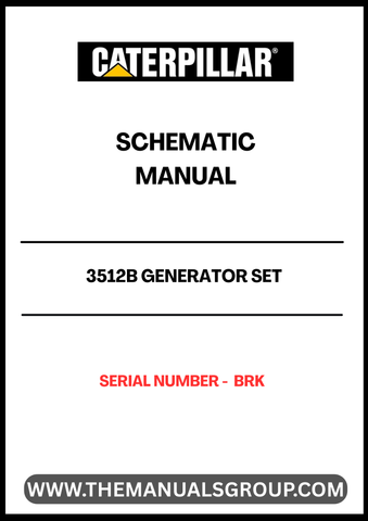 Discover the essential CAT 3512B Generator Set Schematic Manual, designed specifically for the BRK serial number range. This comprehensive manual provides detailed schematics that are crucial for understanding the inner workings of your generator set, ensuring optimal performance and maintenance.