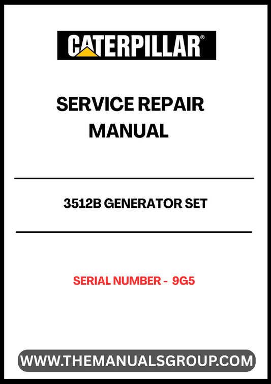 Discover the essential CAT 3512B Generator Set Service Repair Manual, specifically designed for serial number 9G5. This comprehensive guide is your go-to resource for maintaining and troubleshooting your generator, ensuring optimal performance and longevity.