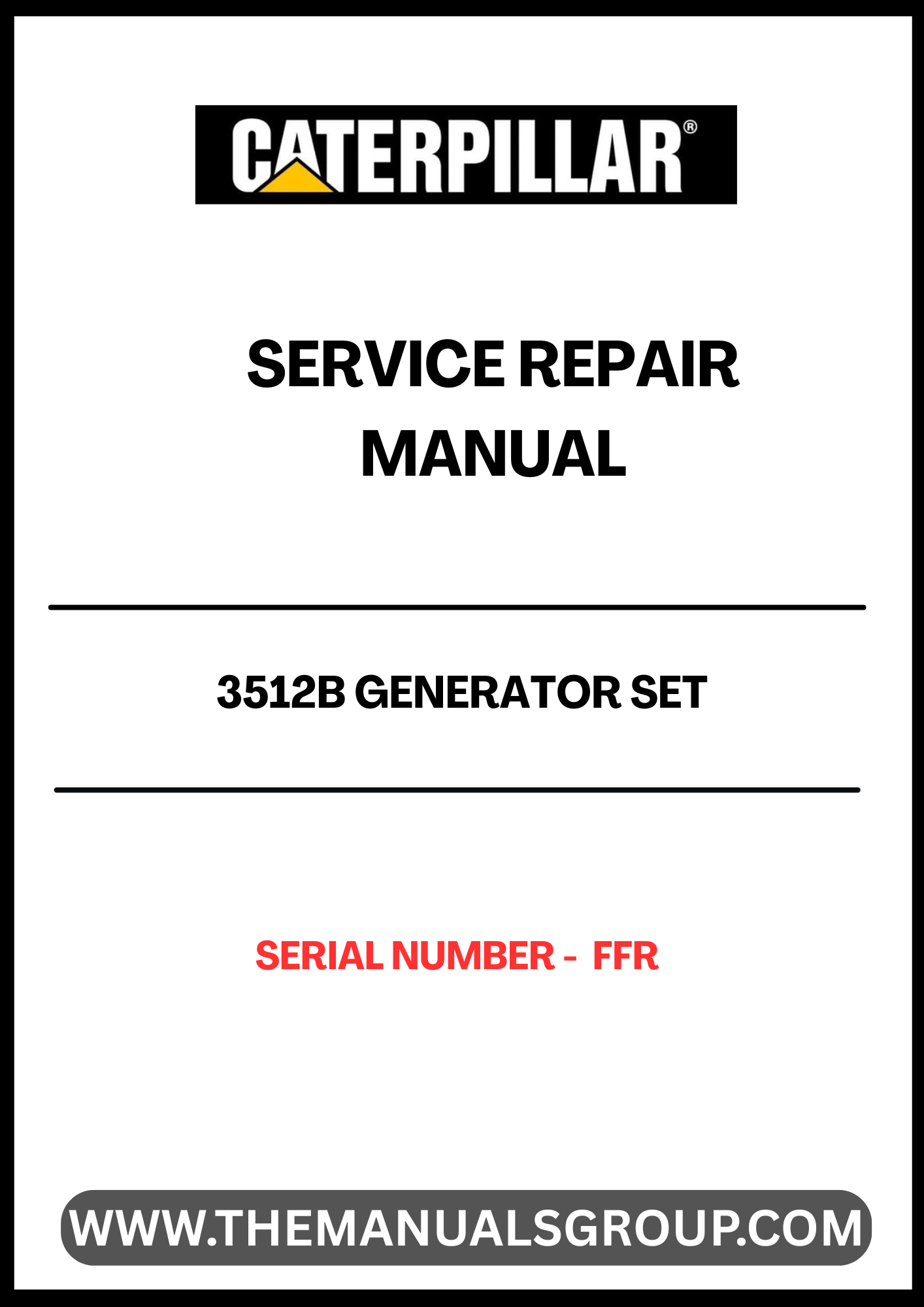  Ensure the longevity and optimal performance of your CAT 3512B Generator Set with our comprehensive Service Repair Manual, specifically designed for serial number FFR. This manual is an essential resource for technicians and operators, providing detailed instructions and insights into maintenance and repair procedures.