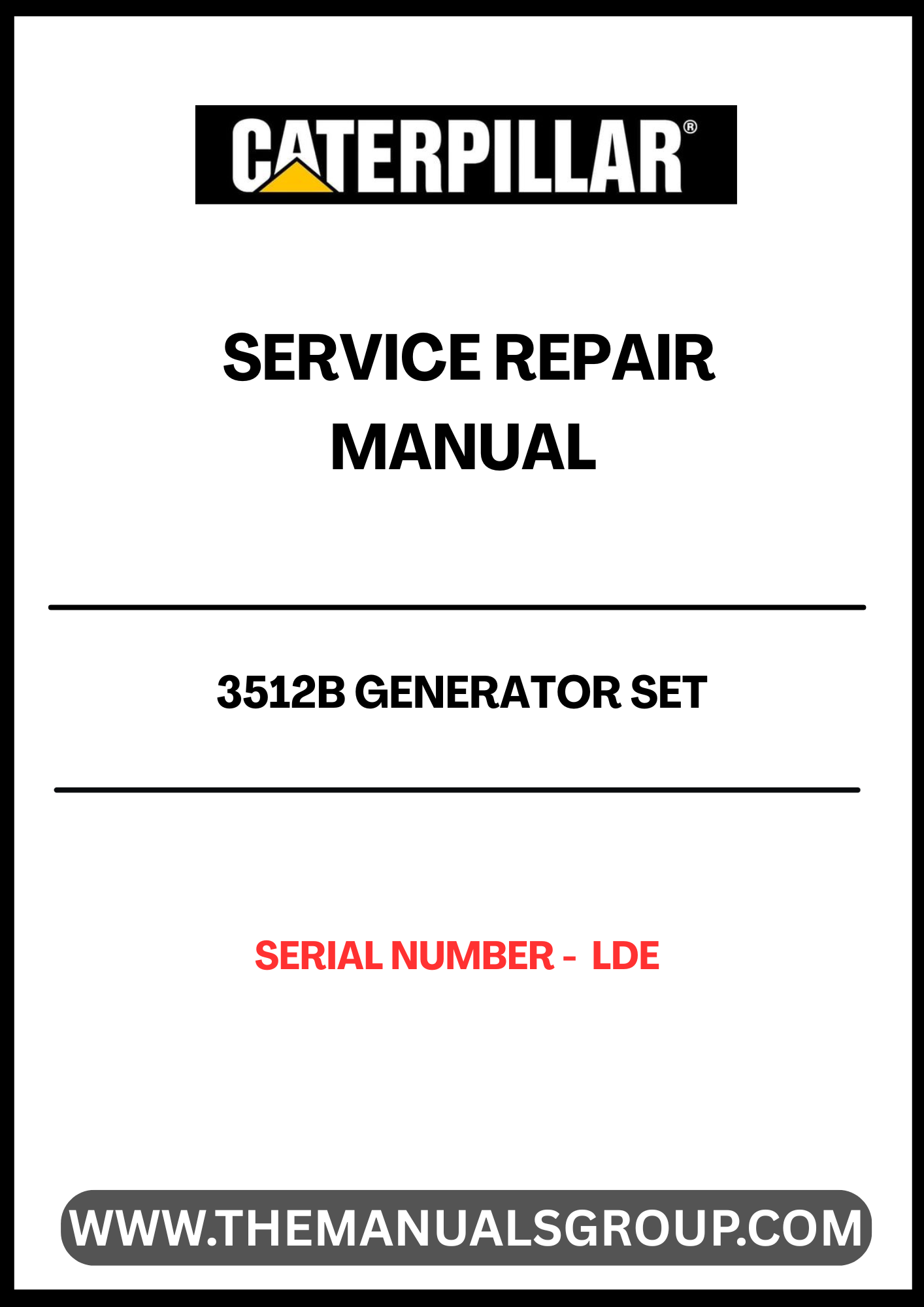  Ensure the longevity and optimal performance of your CAT 3512B Generator Set with our comprehensive Service Repair Manual, specifically designed for serial number LDE. This manual is an essential resource for technicians and operators, providing detailed instructions and insights into maintenance and repair procedures.