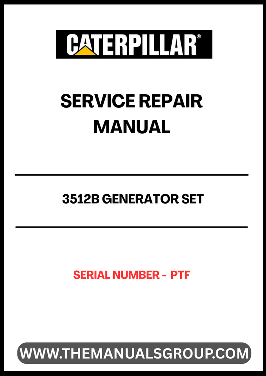 Discover the essential CAT 3512B Generator Set Service Repair Manual, designed specifically for serial number PTF. This comprehensive guide is your go-to resource for maintaining and troubleshooting your generator, ensuring optimal performance and longevity.