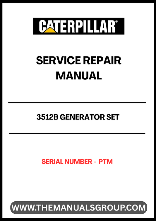 Discover the essential CAT 3512B Generator Set Service Repair Manual, designed specifically for serial number PTM. This comprehensive guide is your go-to resource for maintaining and troubleshooting your generator, ensuring optimal performance and longevity.