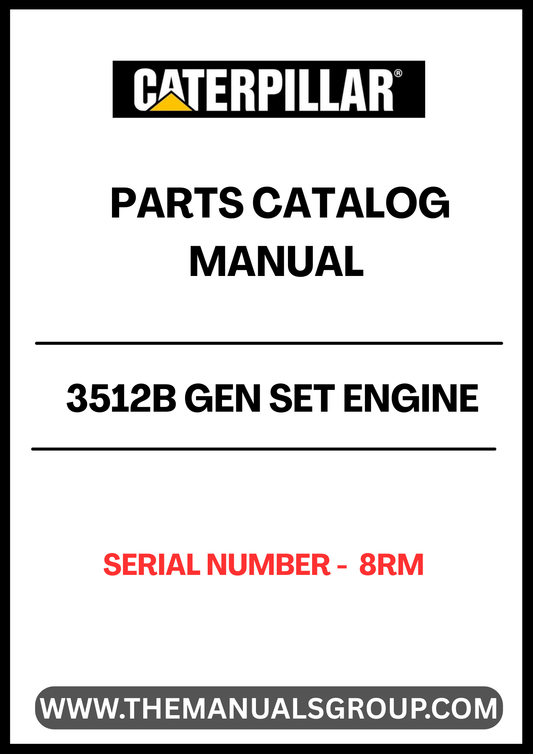 Discover the essential CAT 3512B Gen Set Engine Parts Catalog Manual, specifically designed for serial number 8RM. This comprehensive manual serves as a vital resource for technicians and engineers, providing detailed information on parts and components for optimal maintenance and repair.