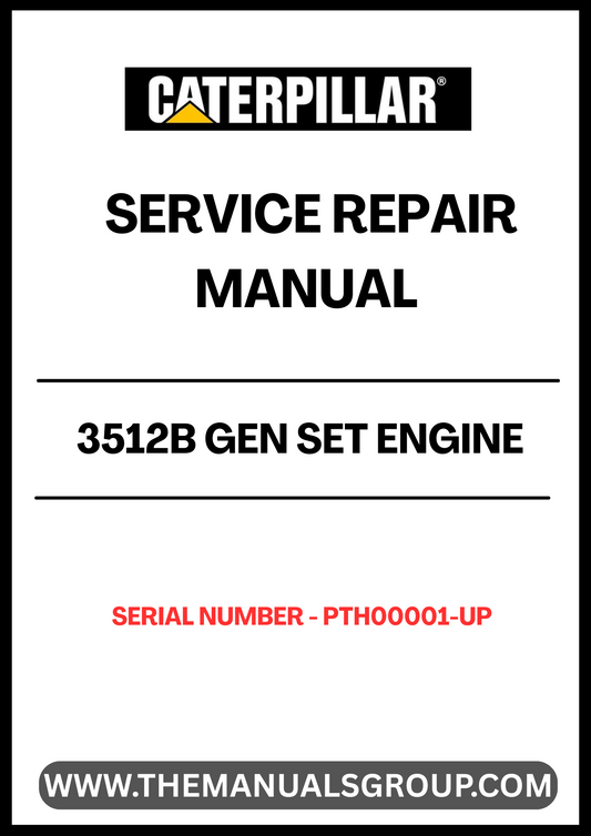 Unlock the full potential of your CAT 3512B Gen Set Engine with our comprehensive Service Repair Manual, specifically designed for serial numbers PTM00001 and up. This manual is an essential resource for technicians and operators, providing detailed insights into maintenance, troubleshooting, and repair procedures tailored to your engine's specifications.