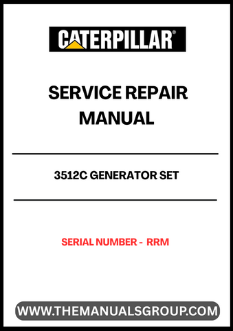 Discover the essential CAT 3512C Generator Set Service Repair Manual, specifically designed for serial number RRM. This comprehensive guide is your go-to resource for maintaining and troubleshooting your generator, ensuring optimal performance and longevity.
