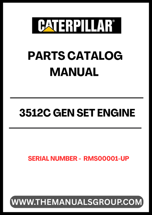 Discover the essential CAT 3512C Gen Set Engine Parts Catalog Manual, designed specifically for serial numbers RMS00001 and up. This comprehensive manual serves as a vital resource for technicians and engineers, providing detailed diagrams and specifications to ensure accurate maintenance and repairs.