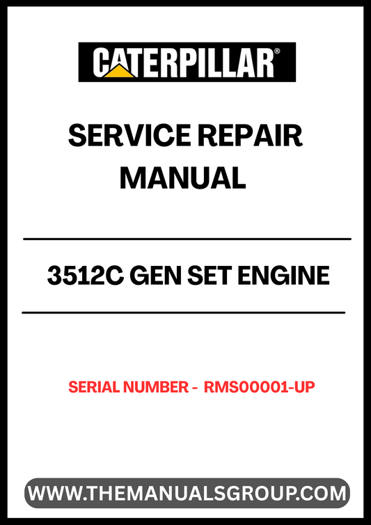 Unlock the full potential of your CAT 3512C GEN SET engine with our comprehensive Service Repair Manual, designed specifically for serial numbers RMS00001 and up. This manual is an essential resource for technicians and operators, providing detailed instructions and insights to ensure optimal performance and longevity of your engine.