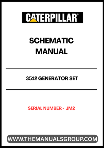 Discover the essential CAT 3512 Generator Set Schematic Manual, designed specifically for serial number JM2. This comprehensive manual provides detailed schematics that are crucial for understanding the intricate workings of your generator set, ensuring optimal performance and reliability.