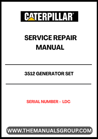 Unlock the full potential of your CAT 3512 Generator Set with our comprehensive Service Repair Manual, specifically designed for serial number LDCP. This manual is an essential resource for technicians and operators, providing detailed instructions and insights to ensure optimal performance and longevity of your generator.