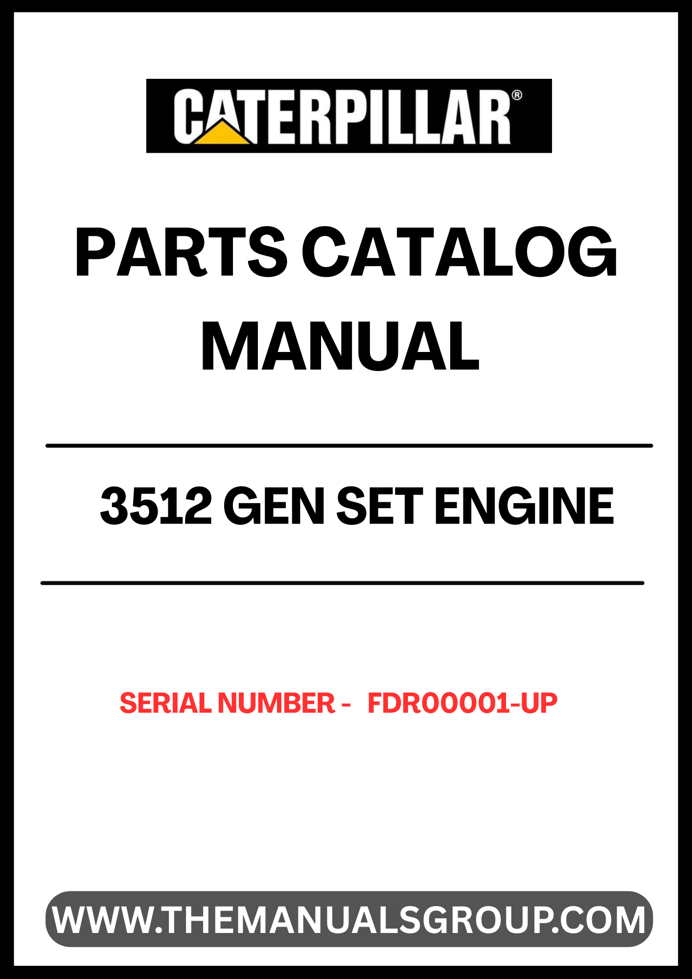 Enhance your maintenance and repair capabilities with the CAT 3512 Gen Set Engine Parts Catalog Manual, specifically designed for serial numbers FDR00001 and up. This comprehensive manual provides detailed diagrams and part numbers, ensuring you have the precise information needed to keep your engine running smoothly.
