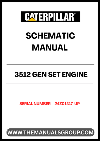 Unlock the full potential of your CAT 3512 Gen Set Engine with our comprehensive Schematic Manual, specifically designed for serial numbers 24Z01317 and up. This manual serves as an essential resource for technicians and engineers, providing detailed schematics that simplify troubleshooting and maintenance tasks.