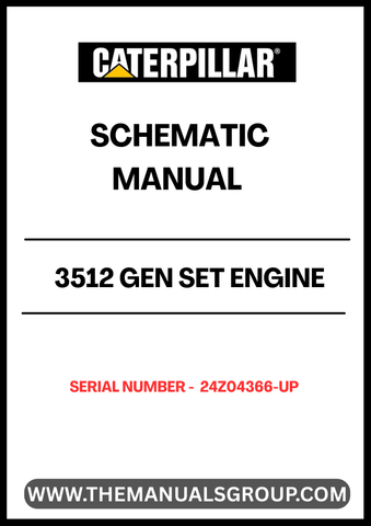 Unlock the full potential of your CAT 3512 Gen Set Engine with our comprehensive Schematic Manual, specifically designed for serial numbers 24Z04366 and up. This manual serves as an essential resource for technicians and engineers, providing detailed schematics that simplify troubleshooting and maintenance tasks.