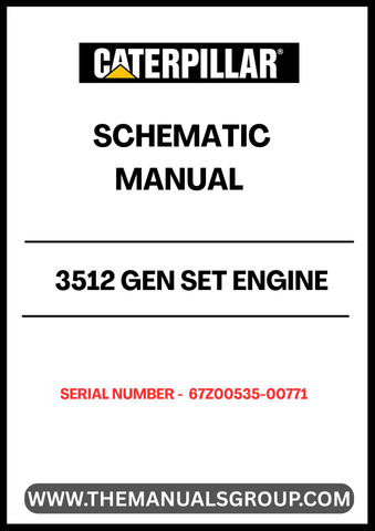 Enhance your maintenance and repair capabilities with the CAT 3512 Gen Set Engine Schematic Manual, specifically designed for serial number 67Z00535-00771. This comprehensive manual provides detailed schematics that are essential for understanding the intricate workings of your engine, ensuring you have the right information at your fingertips.