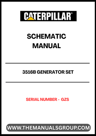 Discover the essential CAT 3516B Generator Set Schematic Manual, designed specifically for serial number GZS. This comprehensive manual provides detailed schematics that are crucial for understanding the inner workings of your generator set, ensuring optimal performance and maintenance.