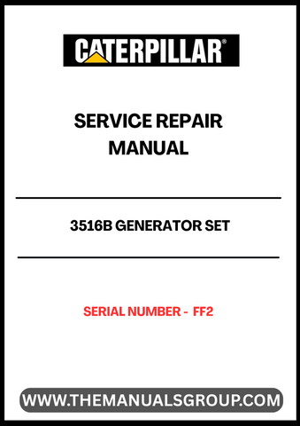 Discover the essential CAT 3516B Generator Set Service Repair Manual, specifically designed for serial number FF2. This comprehensive guide is your go-to resource for maintaining and troubleshooting your generator, ensuring optimal performance and longevity.