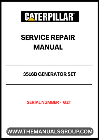 Ensure the longevity and optimal performance of your CAT 3516B Generator Set with our comprehensive Service Repair Manual, specifically designed for serial number GZT. This manual is an essential resource for technicians and operators, providing detailed instructions and insights into maintenance and repair procedures.