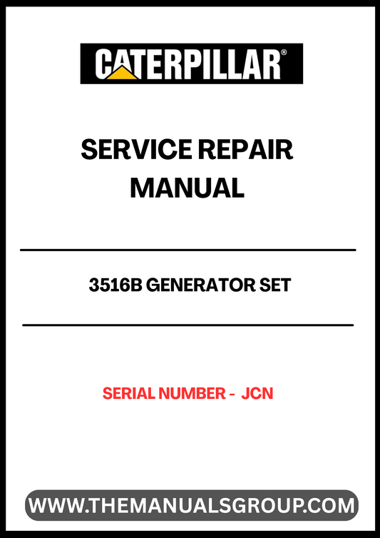 Introducing the CAT 3516B Generator Set Service Repair Manual, specifically designed for serial number JCN. This comprehensive manual is an essential resource for technicians and operators, providing detailed instructions and insights to ensure optimal performance and longevity of your generator set.