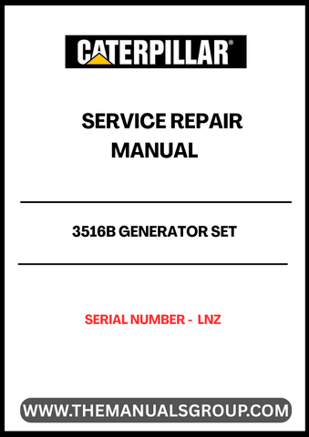 Discover the essential CAT 3516B Generator Set Service Repair Manual, specifically designed for serial number LNZ. This comprehensive guide is your go-to resource for maintaining and troubleshooting your generator, ensuring optimal performance and longevity.