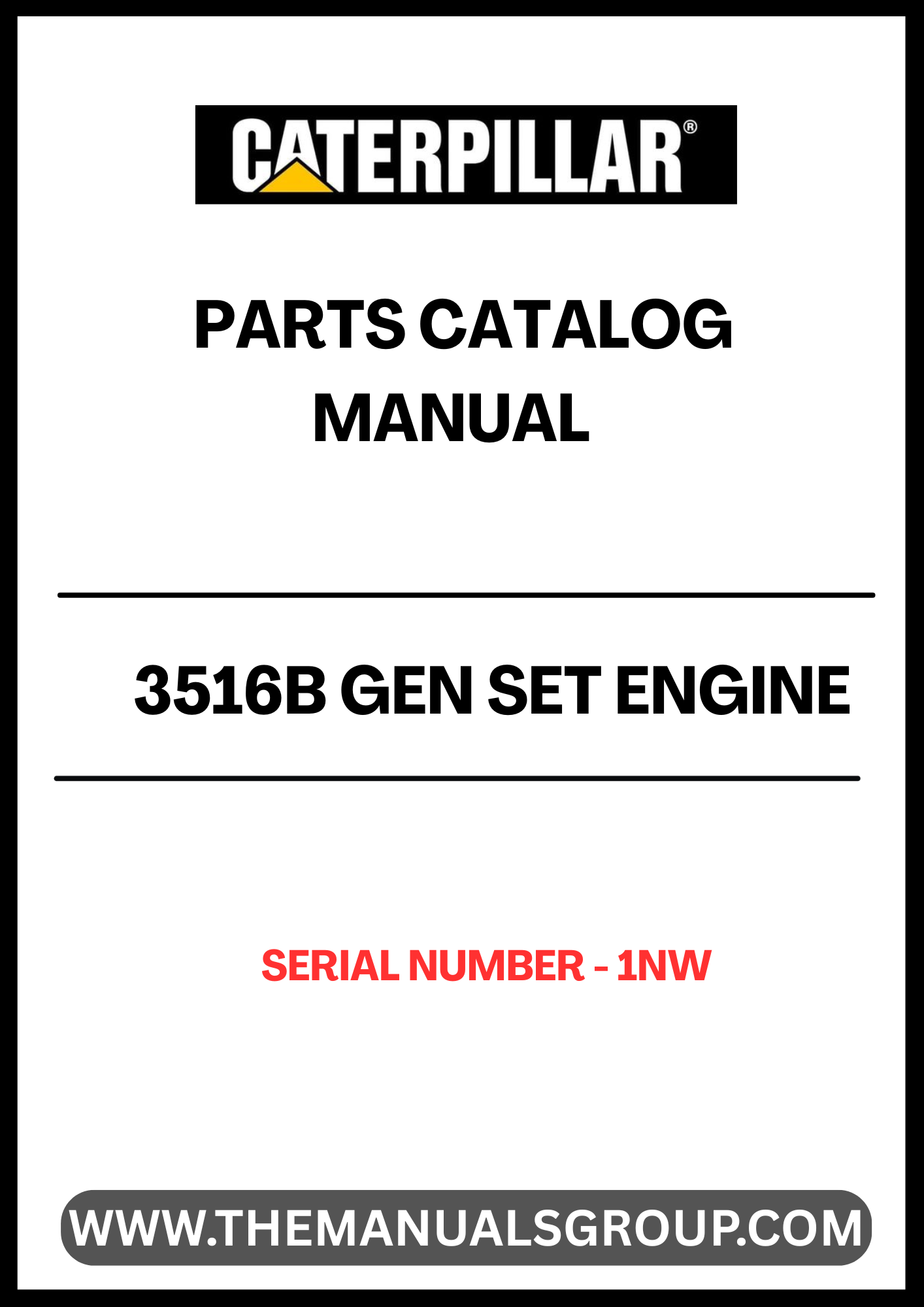 Discover the essential CAT 3516B Gen Set Engine Parts Catalog Manual, designed specifically for serial number 1NW. This comprehensive manual serves as a vital resource for technicians and engineers, providing detailed information on parts, specifications, and maintenance procedures to ensure optimal performance of your engine.