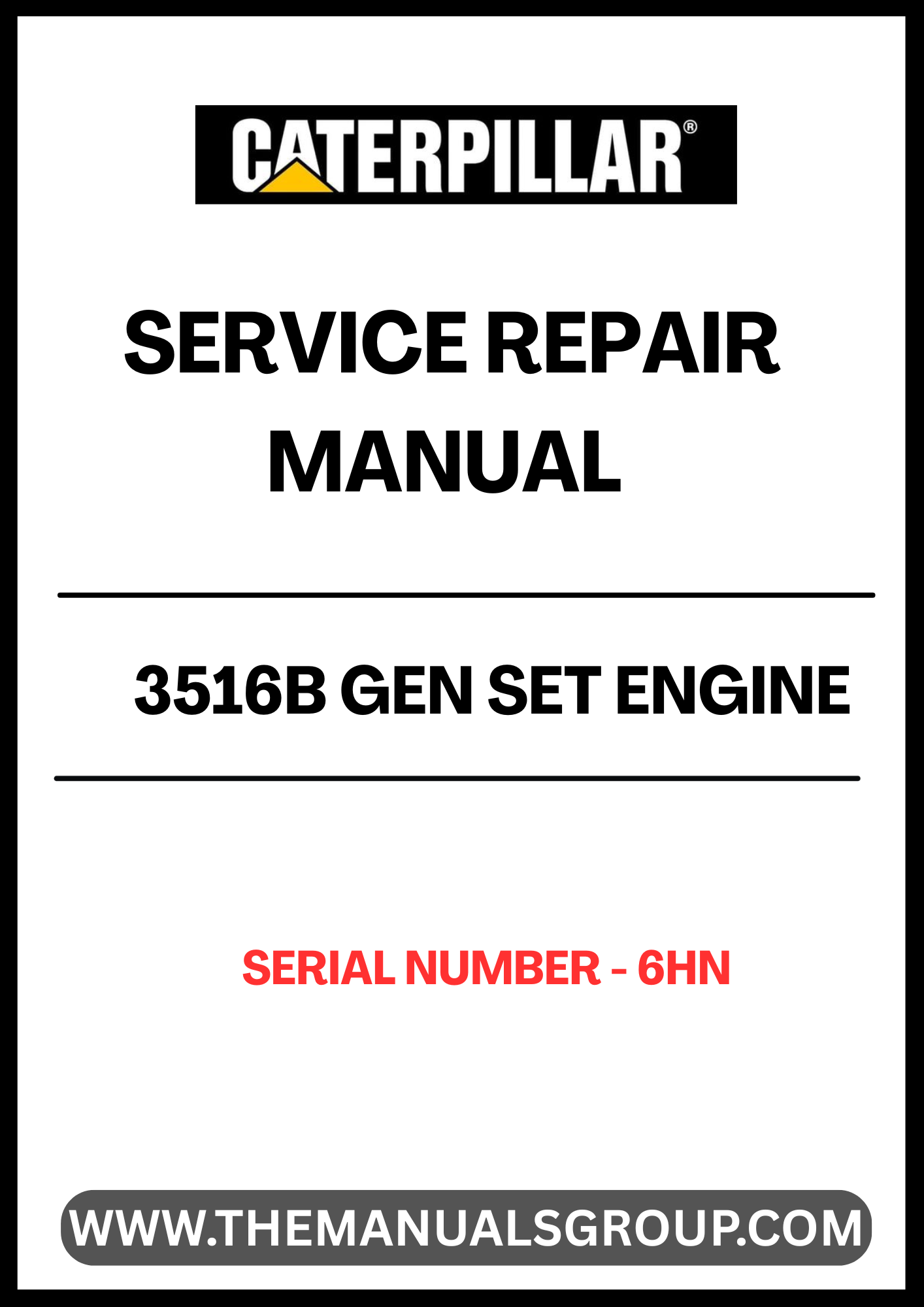  Ensure your CAT 3516B Gen Set Engine operates at peak performance with our comprehensive Service Repair Manual. Designed specifically for serial number 6HN, this manual provides detailed instructions and insights to help you troubleshoot and maintain your engine effectively.