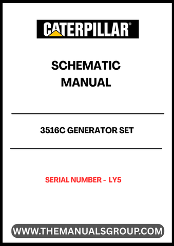 Discover the CAT 3516C Generator Set Schematic Manual, specifically designed for serial number LY5. This comprehensive manual serves as an essential resource for technicians and engineers, providing detailed schematics that simplify troubleshooting and maintenance tasks.