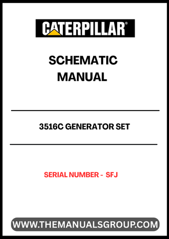 Discover the essential CAT 3516C Generator Set Schematic Manual, designed specifically for serial number SFJ. This comprehensive manual provides detailed schematics that are crucial for understanding the intricate workings of your generator set, ensuring optimal performance and reliability.