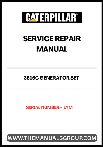 Discover the essential CAT 3516C Generator Set Service Repair Manual, designed specifically for serial number LYM. This comprehensive guide is your go-to resource for maintaining and troubleshooting your generator, ensuring optimal performance and longevity.