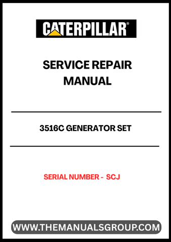  Ensure the longevity and optimal performance of your CAT 3516C Generator Set with our comprehensive Service Repair Manual. Designed specifically for serial number SCJ, this manual provides detailed instructions and insights to help you troubleshoot and maintain your generator effectively.